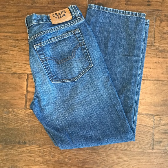 chaps mens jeans straight fit